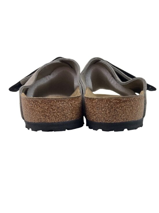 Birkenstock Kyoto Stone Coin Suede Nubuck Black Strap Mens Size 44 main image 7